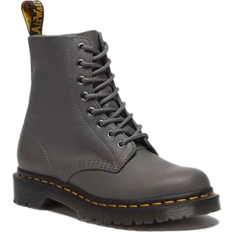 Grau - Schnürung Stiefel & Boots Dr. Martens 1460 Soft Leather Lace Up Boots - Gunmetal Virginia