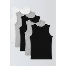 Cotton - Girls Base Layer John Lewis Kids' Cotton Singlet Vests, Pack of