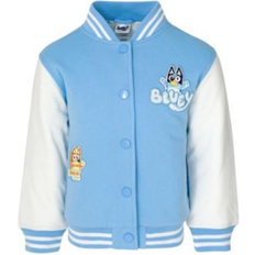 Outerwear Bluey Girls Varsity Bomber Jacket to Blue