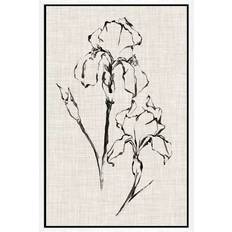 Sommerallee Floral Ink Study II White Bild 45.7x66cm