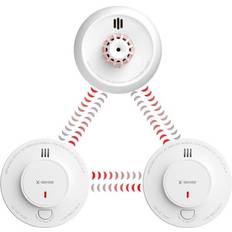 X-Sense X-Sense Wireless Interlinked Smoke And 2 Alarms & 1 Heat Alarm Bundle