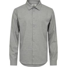 Magasin Magasin Theo Flannel Shirt GRS Recycled Herr Långärmade Skjortor XXXL/48 Ultimate Gray XXXL/48