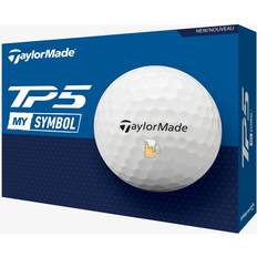 TaylorMade TP5 MySymbol Beer Golf Balls Men's White