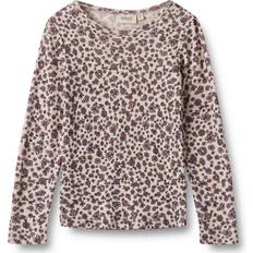 Blomstrede Overdele Wheat Wheat Alfie Merinould bluse Lilla år/104