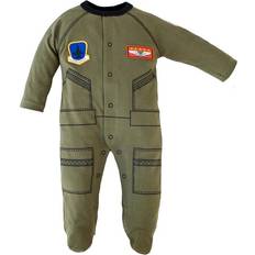 9-12M - Boys Snowsuits Trooperclothing Flight Suit Baby Crawler - Olive Green