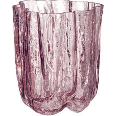 Krystal Vaser Kosta Boda Crackle 12 1 cm Rosa Vase