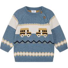 S Strickpullover Hust & Claire Ocean Melange Baby Palle Pullover