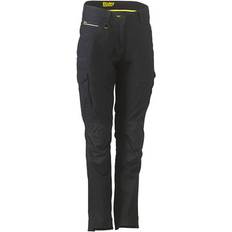 No EN-Certification Work Pants Bisley Workwear Women's Cargo Trousers in Black, Charlies