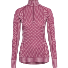 Kari Traa Undertøj Kari Traa Bibs Long Sleeve Base Layer Top - Plum