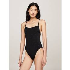 Tommy Hilfiger Black Swimsuits Tommy Hilfiger Square Neck Swimsuit BLACK