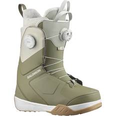 Green Snowboard Boots Salomon Kiana Dual Boa Woman Snowboard Boots Green