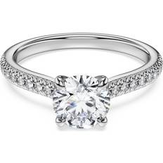 Swarovski Eternity Solitaire Ring - Lab-Grown Diamonds/18K White Gold