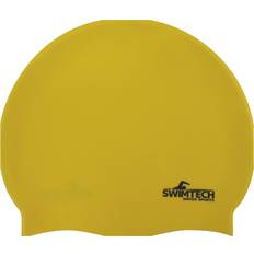 Swim Caps Loops ONE Silicone Swim Cap YELLOW Comfort Fit Unisex Swimming Hair Hat