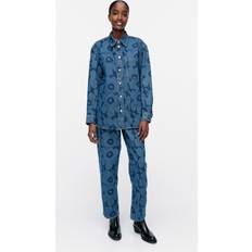 Marimekko Vaihe Unikko Dam Straight Jeans Från Magasin 550