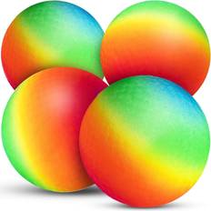 Play Balls Waloo Rainbow Kick Balls with Pump 4 Pack