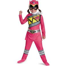 Disguise Classic Pink Ranger Dino Girls Halloween Costume