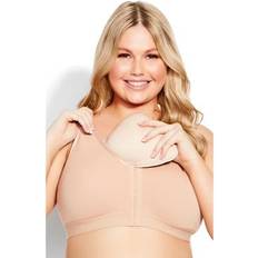 Natural Underwear Plus Women's Post Surgery Bra by Avenue Body in Natural Size DDD