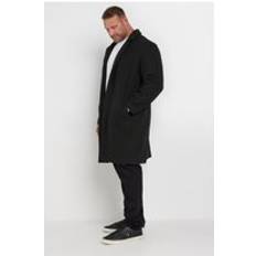 Men Coats BadRhino Collar Design Formal Overcoat Black