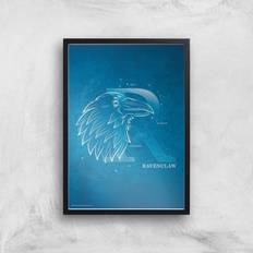 Warner Bros Harry Potter Ravenclaw Giclee Print A3 - Multi Framed Art