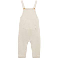 Mango Pockets Cotton Dungarees - Cappuccino