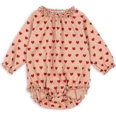 Hearts Bodysuits Konges Sløjd Chleo Body - Coeur Mahagoni