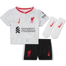 Nike Liverpool F.C. 2024/25 Stadium Third Baby/Toddler Nike Football 3-Piece Kit White Polyester 50% Recycled Polyester 12-18M