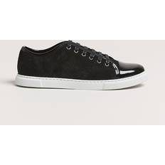 Lanvin cap toe Lanvin Womens Patent Cap Toe Sneaker Black
