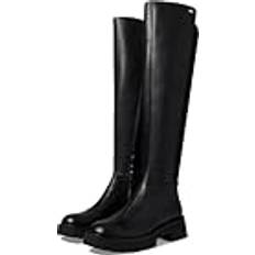 High Boots MK Asher Leather Knee-High Boot Black Michael Kors