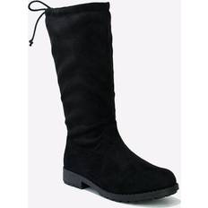 Black Boots Reveal Harley Girls Boots School Shoes Black