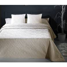 Bedspread Tambreconfo Single 1 Piece Duvet Cover Beige