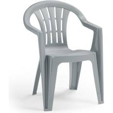 Keter Garden Chairs Keter Cuba Grey Plastic Chair - One Size