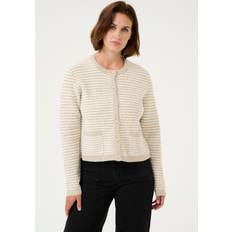 Kaffe KAellery Cardigan Natur Damer