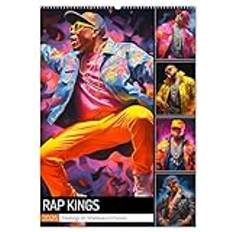 Bürobedarf Rap Kings Paintings im Streetwear-Charme Wandkalender 2025 DIN A2 hoch