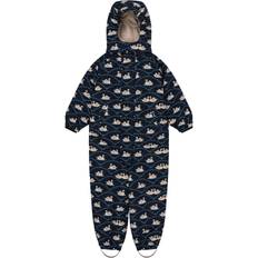 OEKO-TEX Snowsuits Children's Clothing Konges Sløjd Nohr Snowsuit Print - Swan Eclipse