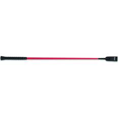 Leather Horse Whips Shires Plain Stem Whip - Red