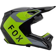 Fox V1 Lean Grey/Yellow Helmet