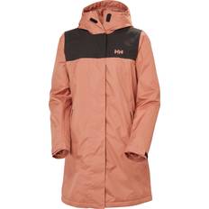 Femme - Orange Manteaux Helly Hansen Manteau À Capuche Femme Fleece Lined