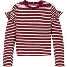 Tommy Hilfiger Bluser & Tunikaer Tommy Hilfiger Bluse Stripe Deep Rouge Stripe år 128 Bluse