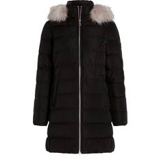 Tommy Hilfiger Heritage Down Tyra Coat With Fur - Black