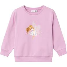 Bloemen Sweaters Name It Lulla Sweatshirt - Ecru/Bruin/Honing/Lichtroze