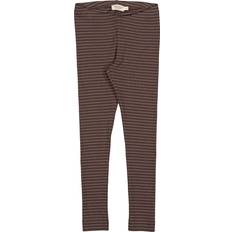 MarMar Copenhagen MarMar Leggings Rib Modal Nori Green Stripe MarMar Leggings