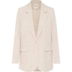 Naturfarvet Blazere Cream CRCory Blazer Natur Damer