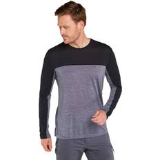 Icebreaker 125 Cool-Lite Sphere L/S Tee CB Merino-shirt grå