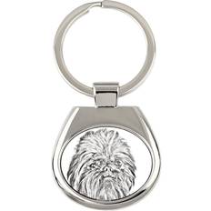 Wallets & Key Holders Art-Dog Personalized Pendant für - Silver