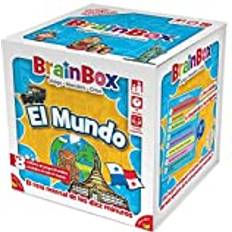 Bezzerwizzer Asmodee BrainBox EL Mundo Brettspiel in Spanisch, TGG13401