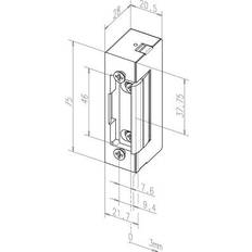 Tastatursperren Assa Abloy Effeff Türöffner 6-12V GS/WS Universal 9 cm