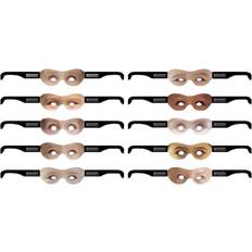 Animales Máscaras Bristol Novelty Goggle Eyes Baby Party Mask (Pack of 10) Negro