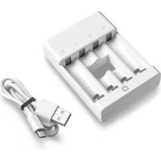 Andersson Andersson USB Battery Charger 4 Slots AA/AAA White