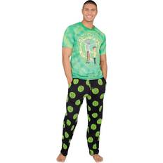 Clothing Underboss Rick and Morty Adult Dimension Portal T-Shirt and Lounge Pants Pajama Set