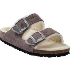 Birkenstock Arizona Shearling Leve Faded Purple LAF Kvinde Faded Purple Flade Sandaler hos Magasin